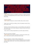 D077 MODULE 1 STUDY GUIDE & END&NewLine;OF LESSONS QUIZ GRADE A&plus;&NewLine;COMPLETE EXAM QUESTIONS AND&NewLine;100&percnt; VERIFIED ANSWERS &lpar;2026&sol;2027&rpar;&NewLine;PASS GUARANTEE