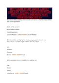 D077 EXAM STUDY GUIDE LATEST&NewLine;2026&sol;2027 ACTUAL EXAM QUESTIONS&NewLine;WITH CORRECT ANSWERS 100&percnt;&NewLine;VERIFIED GRADED A&plus;
