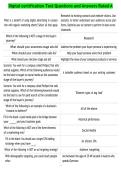 Digital certification Test Questions and Answers Rated A 2026&vert;2027