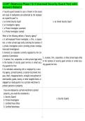 CLEET Oklahoma Phase I & II Unarmed Security Guard Test with&NewLine;Answers Rated A 2026&vert;2027