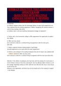 SHRM-CP PRACTICE TEST &lpar;2026&sol;2027&rpar;&NewLine;UPDATE&vert;EXAM&NewLine;QUESTIONS WITH MULTIPLE&NewLine;CHOICES &vert;VERIFIED & REVISED&NewLine;ANSWERS &lpar;NEW&rpar;&excl;&excl;&excl;