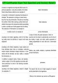 CITI Certification Exam Test Questions and Answers Rated A 2026&vert;2027