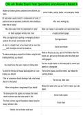 CDL Air Brake Exam Test Questions and Answers Rated A 2026&vert;2027