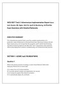 WGU E027 Task 2 Infrastructure Implementation Report &vert; 100 Q&A & Rationales