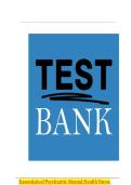 Test Bank for Essentials of Psychiatric Mental Health Nursing 8th Edition Concepts of Care in Evidence- Based Practice by Morgan&comma; Townsend &lbrack;Comes with detailed answer explanations&rsqb;&NewLine;