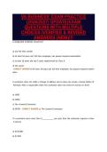 VA BUSINESS' EXAM PRACTICE&NewLine;&lpar;2026&sol;2027&rpar; UPDATE&vert;EXAM&NewLine;QUESTIONS WITH MULTIPLE&NewLine;CHOICES &vert;VERIFIED & REVISED&NewLine;ANSWERS &lpar;NEW&rpar;&excl;&excl;&excl;