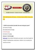WGU D440 Nutrition OA Exam &ndash; 3 Practice Exams &lpar;2026&rpar; &vert; Guarantee Pass