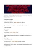 ODA EXAM PRACTICE QUESTIONS&NewLine;&lpar;2026&sol;2027&rpar; UPDATE&vert;EXAM&NewLine;QUESTIONS WITH MULTIPLE&NewLine;CHOICES &vert;VERIFIED & REVISED&NewLine;ANSWERS &lpar;NEW&rpar;&excl;&excl;&excl;