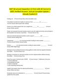 AHIT Structural Inspection &lpar;2&rpar; Test with All Correct & 100&percnt; Verified Answers &vert;Actual Complete Update &vert;Already Graded A&plus;
