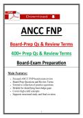 ANCC FNP Board Exam Prep &ndash; 400&plus; Practice Questions & Review Terms for 2026 Family Nurse Practitioner Certification Exam Review &lpar;PDF&rpar;