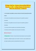 ETS Major Field Test &ndash; Business Advanced&sol;Hard Difficulty &NewLine;Questions 1&ndash;100&colon;  &vert; College Students & Professionals &vert; &NewLine;100&percnt; Pass Guaranteed &vert; Graded A&plus; &NewLine;