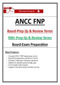 ANCC FNP Board Exam Prep &ndash; 900&plus; Practice Questions & Review Terms for 2026 Family Nurse Practitioner Certification Exam Review &lpar;PDF&rpar;