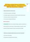 iCEV Elanco Animal Science Certification &vert; &NewLine;Advanced&sol;Hard Difficulty &vert; Professional Level &vert; &NewLine;100&percnt; Pass Guaranteed &vert; Graded A&plus;