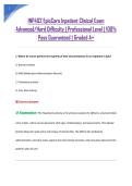 INP402 EpicCare Inpatient Clinical Exam &NewLine;Advanced&sol;Hard Difficulty &vert; Professional Level &vert; 100&percnt; &NewLine;Pass Guaranteed &vert; Graded A&plus;
