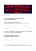 AWHONN INTERMEDIATE FETAL&NewLine;MONITORING TEST LATEST 2026&sol;2027&NewLine;ACTUAL EXAM QUESTIONS WITH&NewLine;CORRECT ANSWERS 100&percnt; VERIFIED&NewLine;GRADED A&plus;