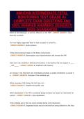 AWHONN INTERMEDIATE FETAL&NewLine;MONITORING EXAM GRADE A&plus;&NewLine;COMPLETE EXAM QUESTIONS AND&NewLine;100&percnt; VERIFIED ANSWERS &lpar;2026&sol;2027&rpar;&NewLine;PASS GUARANTEE