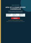 APEA 3P 2&period;0 EXAM REVIEW&colon; 250 High-Yield Practice Questions with Verified Answers & Rationales &vert; Latest 2026&sol;2027 Edition &vert; Graded A&plus;