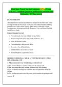 Ohio State Tested Nursing Assistant &lpar;STNA&rpar; Exam &NewLine;2026&sol;2027 Complete Questions and Revised Answers with &NewLine;Rationales &vert; A&plus; Guaranteed