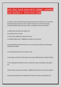 NATE HEAT PUMP EXAM WITH CORRECT ANSWERS 2026 GRADED A