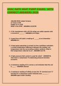 HVAC NATE HEAT PUMP EXAMS WITH CORRECT ANSWERS 2026