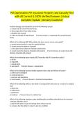 PSI Examination NY Insurance Property and Casualty Test with All Correct & 100&percnt; Verified Answers &vert;Actual Complete Update &vert;Already Graded A&plus;