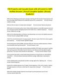 MO Property and Casualty Exam with all Correct & 100&percnt; Verified Answers &vert;Actual Complete Update &vert;Already Graded A&plus;