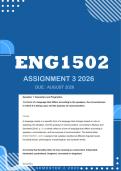 ENG1502 Assignment 3 Semester 2 2026 - Due 21 August 2026