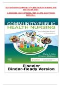 Community & Public Health Nursing Test Bank &vert; Questions & Answers
