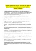 Colorado Property & Casualty Exam with all Correct & 100&percnt; Verified Answers &vert;Actual Complete Update &vert;Already Graded A&plus;