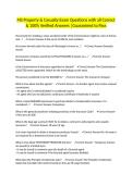 MS Property & Casualty Exam Questions with all Correct & 100&percnt; Verified Answers &vert;Guaranteed to Pass