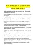 North Carolina Property and Casualty Exam with all Correct & 100&percnt; Verified Answers &vert;Actual Complete Update &vert;Already Graded A&plus;