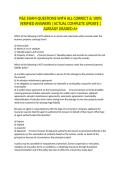 P&C EXAM QUESTIONS WITH ALL CORRECT & 100&percnt; VERIFIED ANSWERS &vert;ACTUAL COMPLETE UPDATE &vert;ALREADY GRADED A&plus;