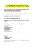 PNC Learning Test with all Correct & 100&percnt; Verified Answers &vert;Actual Complete Update &vert;Already Graded A&plus;