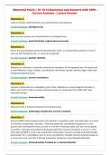 Abnormal Psych Ch 10-14 Questions and Answers with 100- Correct Answers
