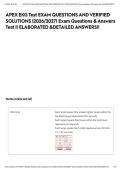 APEX EKG Test EXAM QUESTIONS AND VERIFIED SOLUTIONS &vert;2026&sol;2027&vert; Exam Questions & Answers Test &vert;&vert; ELABORATED &DETAILED ANSWERS&excl;&excl;&NewLine;