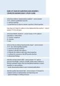 NURS 257 Exam 2 2026&sol;2027 &vert; Practice Questions & Study Guide