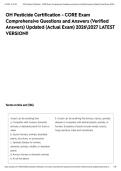 CDCR Sergeant EXAM 2026 TEST&excl;&excl; Graded A&plus; &vert; 2025&vert;2026 EXAM UPDATE EXAM Questions with 100&percnt; Correct Answers 