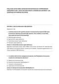 FINAL EXAM&colon; NR 507&sol;NR507 ADVANCED PATHOPHYSIOLOGY COMPREHENSIVE &NewLine;ASSESSMENT GUIDE  LATEST 2025&sol;2026 UPDATE &vert; CHAMBERLAIN UNIVERSITY &vert; 200 &NewLine;QUESTIONS WITH VERIFIED SOLUTIONS