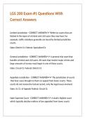 LGS 200 Exam -1 Questions With Correct Answers