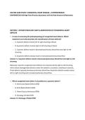 HESI RN CASE STUDY&colon; CONGENITAL HEART DISEASE &ndash; COMPREHENSIVE &NewLine;EXAMINATION 150 High-Yield Practice Questions with Verified Answers & Rationales