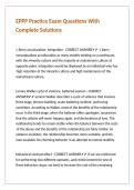 EPPP Practice Exam Questions With Complete Solutions 