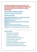 BSN HESI 266 Med Surg Exam &lpar;Latest 2026 &sol; 2027&rpar; Questions & Correct Answers With Rationales&comma; 100&percnt; Guaranteed Pass &vert;&vert; Complete A&plus; Guide - Nightingale