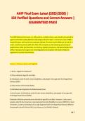 AHIP Final Exam Latest &lpar;2025&sol;2026&rpar; &vert;&NewLine; 150 Verified Questions and Correct Answers &vert;&NewLine; GUARANTEED PASS&excl;&NewLine;