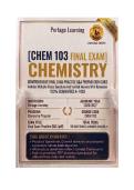 CHEM 103 Modules 1-6 & Final Exam Package Bundle &vert; Practice Q&A &vert; 2026&sol;2027 &vert; Chemistry &vert; Portage Learning &vert; 100&percnt; PASS