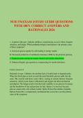NUR 176 EXAM 1STUDY GUIDE QUESTIONS &NewLine;WITH 100&percnt; CORRECT ANSWERS AND &NewLine;RATIONALES 2026 