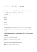 WGU D105 Intermediate Accounting II Exam Questions & Answers &lpar;Units 4&ndash;6&rpar;