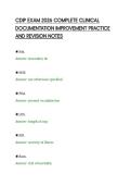 CDIP EXAM 2026 COMPLETE CLINICAL DOCUMENTATION IMPROVEMENT PRACTICE AND REVISION NOTES&period;pdf&NewLine;&NewLine;