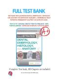 Dental Embryology&comma; Histology and Anatomy Test Bank &vert; Questions&comma; Answers & Comprehensive Exam Review