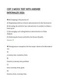 CDT 2 MOCK TEST WITH ANSWER RATIONALES 2026&period;