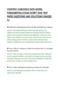CDW110V CABOODLE DATA MODEL FUNDAMENTALS EXAM SCRIPT 2026 TEST PAPER QUESTIONS AND SOLUTIONS GRADED A&period;pdf&NewLine;&NewLine;